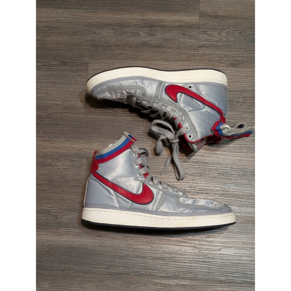 Nike Vandal High Supreme Metallic Silver University Red AH8652-001 Mens 10